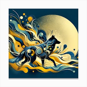 Modern Artistic Trends With An Animal Element 01 Canvas Print