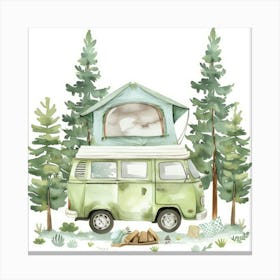 Vw Camper Van 1 Canvas Print
