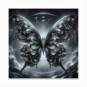 Butterfly Of The Night Canvas Print