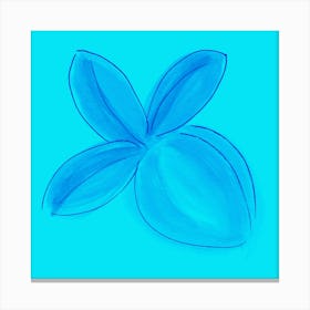 Lemon Blue Bright 1 Canvas Print