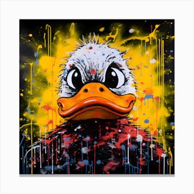 Duck Painting Canvas Print