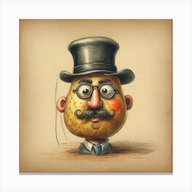 Potato Head 3 Canvas Print