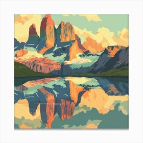 Chilean Mountains 5 Canvas Print