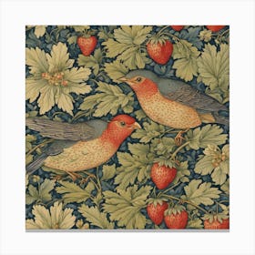 Strawberry Thief William Morris (7) Canvas Print