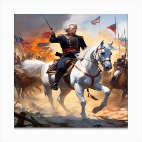 America'S Civil War 1 Canvas Print