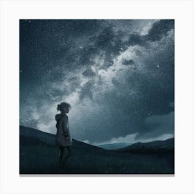 Night Sky 1 Canvas Print