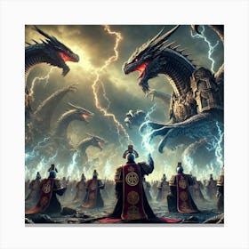 Order Of The Thunder Claw Canvas Print