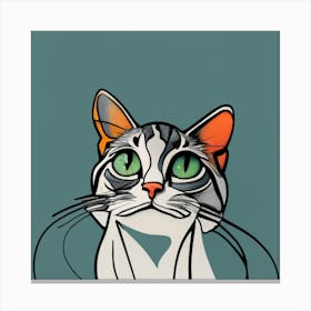 Cat Portrait 1 Canvas Print