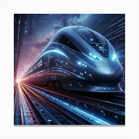 Bullet train Canvas Print