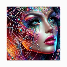 Psychedelic Woman 1 Canvas Print