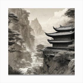 Chinese Pagoda 1 Canvas Print