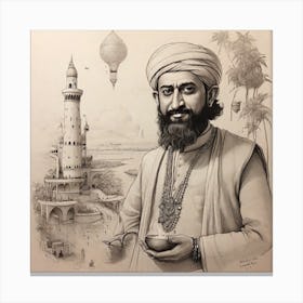 Man With A Turban Canvas Print