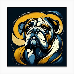 Bulldog 01 1 Canvas Print