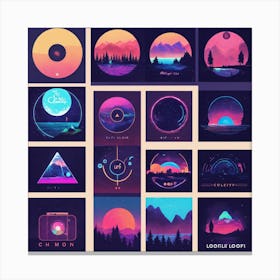 More Logo Ideas For Lofi Beats In 342hz Canvas Print