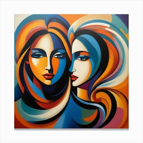 Two Women 4 Canvas Print