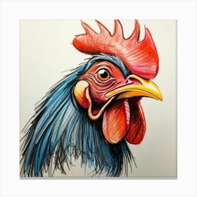 Rooster 23 Canvas Print