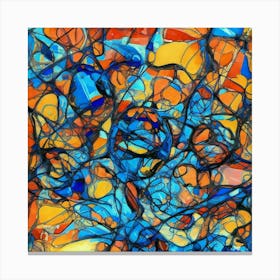 Abstract painting art 21 Canvas Print