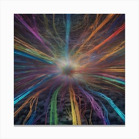 Fractal Explosion Canvas Print