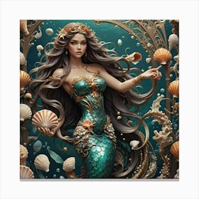 Mermaid 18 Canvas Print