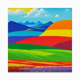 Colorful Landscape Canvas Print