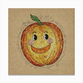 Happy Pumpkin 1 Canvas Print