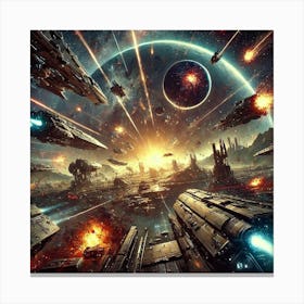 Era Of Fractured Alliances Canvas Print