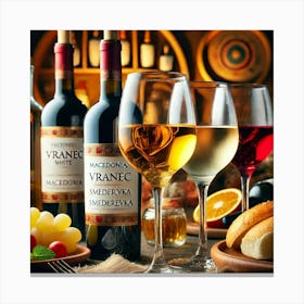 Sovereign Flame Macedonian Wine Selection Canvas Print