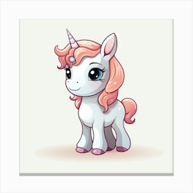 Cute Unicorn 725 Canvas Print