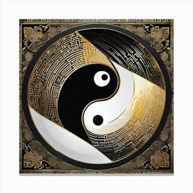 Yin Yang Symbol 17 Canvas Print