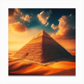 Pyramid Of Giza 1 Canvas Print