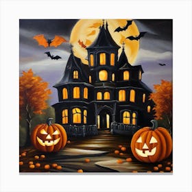 Haunted House 14 Canvas Print