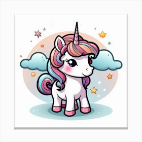 Unicorn 70 Canvas Print