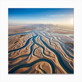 Dubai River Canvas Print