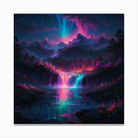 Rainbow Waterfall 1 Canvas Print