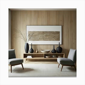 Modern Living Room 93 Canvas Print