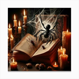 Spooky Book Canvas Print