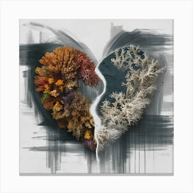 Heart Of Coral Canvas Print