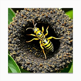 Wasp Nest Canvas Print