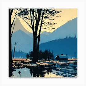 Winter Scene Canvas Print