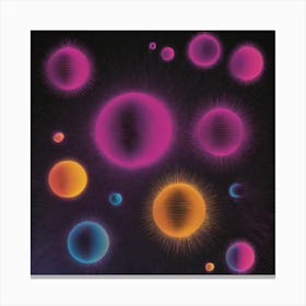 Abstract Spheres Canvas Print