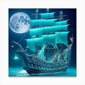 Rpg 40 Envision A Captivating Scene Of A Mystic Pirate Ship Ad 6 Canvas Print