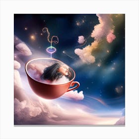 Dreaming In A Cup Canvas Print