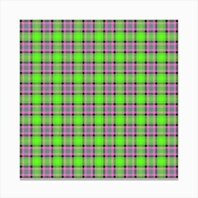 Plaid Fabric 162 Canvas Print