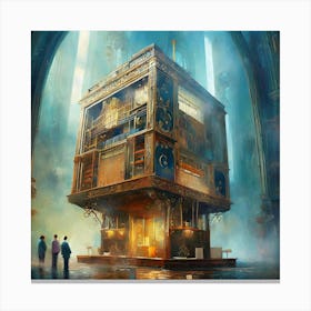 Music Box House Canvas Print