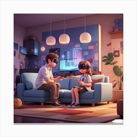 Vr Headsets Canvas Print