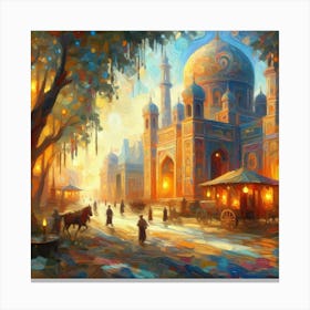 Taj Mahal Canvas Print