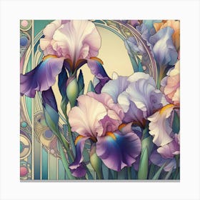 Iris Painting 1 Canvas Print