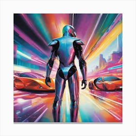 Futuristic Man 150 Canvas Print