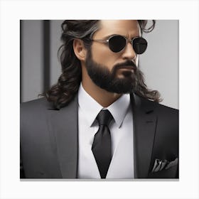 Man In A Suit Canvas Print