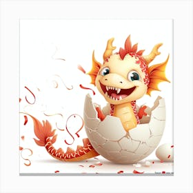 Chinese New Year Dragon Canvas Print
